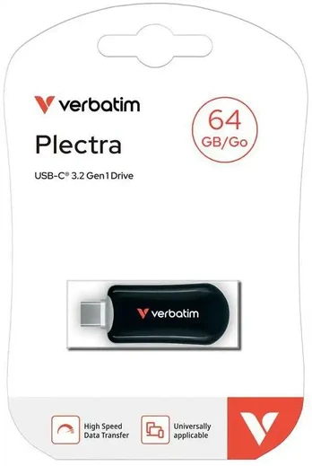64GB USB-C 3.2 Gen 1 Plectra 30224 Black