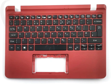 Acer A111-31 Keyboard (UK-ENGLISH) & Upper Cover (Raudonas)