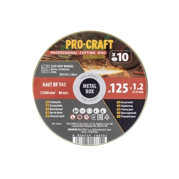 Pjovimo diskų rinkinys „ProCraft CD125x1.2b”