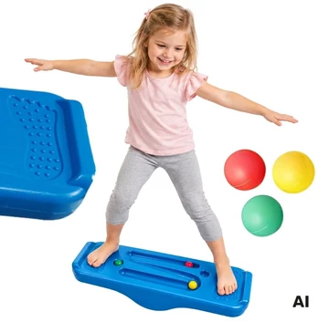 WOOPIE Mėlyna Balance Board Sensory Maze