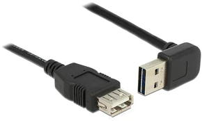 Kabelis USB Delock USB-A - USB-A 1 m Juodas (83547) kaina