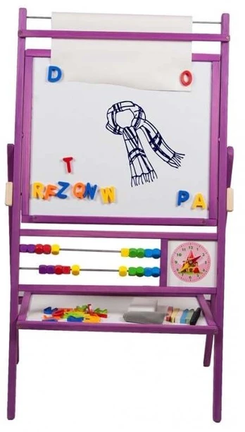 Piešimo lenta, piešimas, 99 cm, violetinė