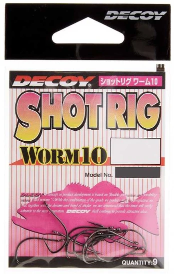 Kabliukai Decoy Worm 10 Shot Rig