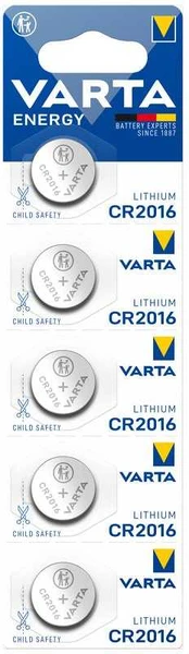 Elementai Varta Energy CR2016 5vnt.