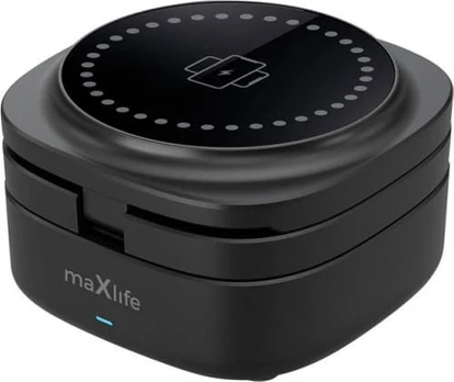 Maxlife MXWC-06 magnetinis belaidis įkroviklis 15W juodas 3in1