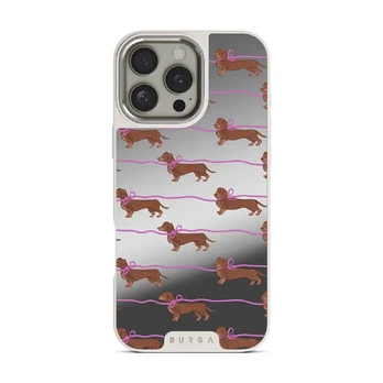 Always Late - iPhone 16 Pro Case, Elite Mirror Light (MagSafe) / Silver
