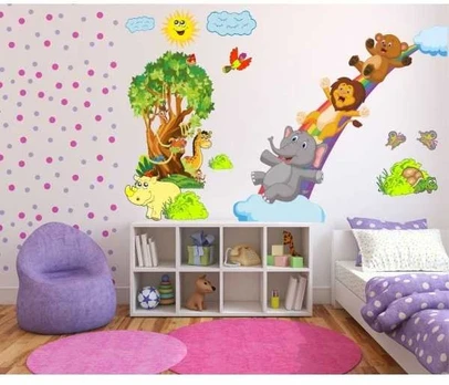 Lipdukas vaikams "Linksmoji vaivorykštė"