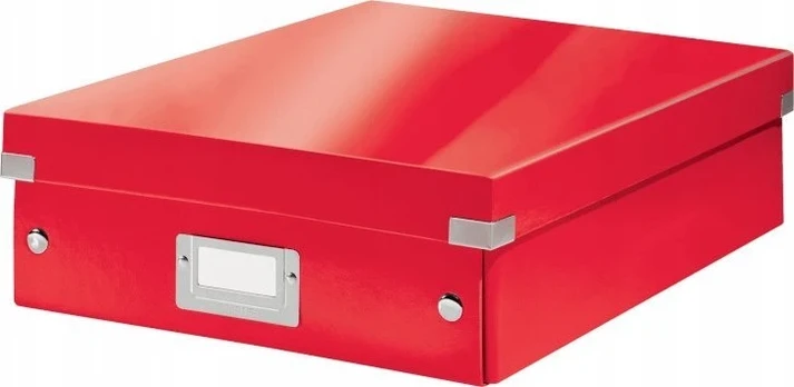 PUDŁO Z PRZEGRÓDKAMI LEITZ CS A4 red