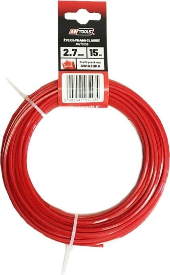 AW-Tools AWTOOLS CLASSIC PJOVIMO LINIJA 2,7x15m / RUND