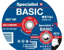 Metalo pjovimo diskas SPECIALIST Basic, 125x1x22 mm kaina