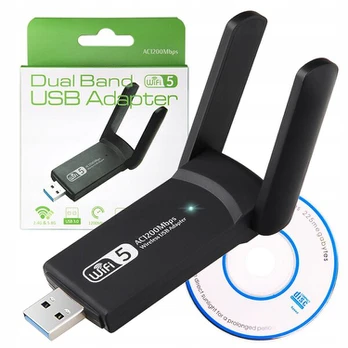 Bevielis Usb Wifi adapteris 1200 Mbps