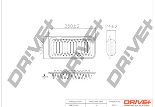 Oro filtras Dr!ve+ DP1110.10.0086