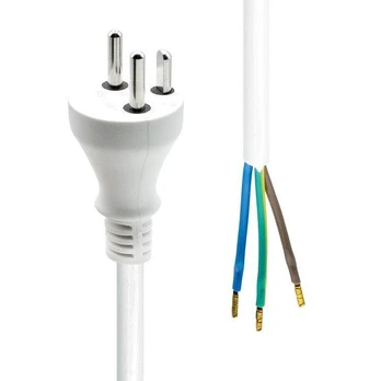 Proxtend Power Cord Denmark to Open End 2M Baltas