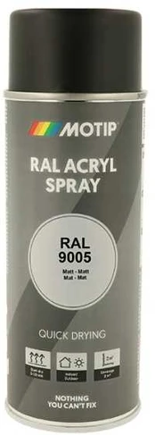 Motip Industri Ral 9005 mat 400ml