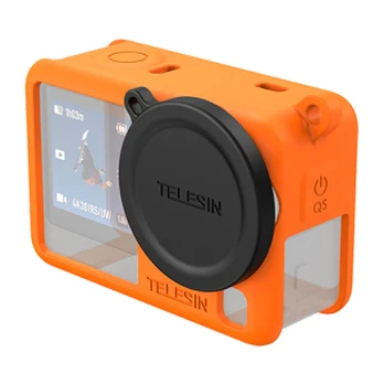Telesin Silicone Protective Case for DJI Osmo Action 6 Oranžinis