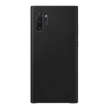 Originalus Samsung Odinis Dėklas "Samsung Leather Cover" Samsung Galaxy Note 10 Plus Juodas