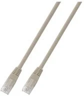 EFB RJ45 Patchkabel U/UTP, Cat.5e, PVC, CCA, 10m, grau