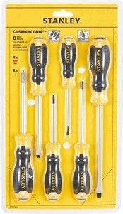 Stanley ST SUKTUČIAI 6 vnt. C/GRIP (4PL+2PH)