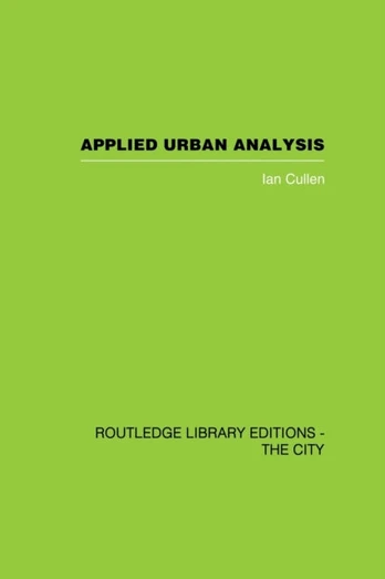 Applied Urban Analysis