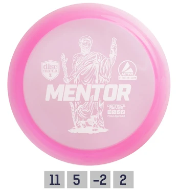 Diskgolfo diskas DISCMANIA Distance Driver MENTOR Active Premium
