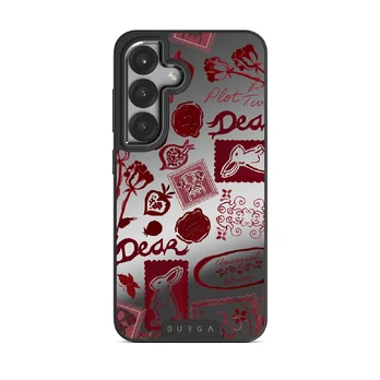 Bookmark - Samsung Galaxy S25 Case, Elite Mirror Dark (Magnetic) / Gunmetal