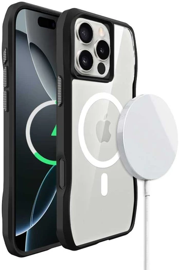 Dėklas ROAR case SLIM DEFENDER compatible with MagSafe for IPHONE 17 Pro Max juodas