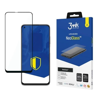 Apsauginis stiklas 3mk ARC+ screen protector, skirtas Xiaomi Redmi Note 9 5G Black