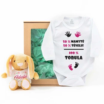 Dovanų rinkinys kūdikiui "100% tobula"