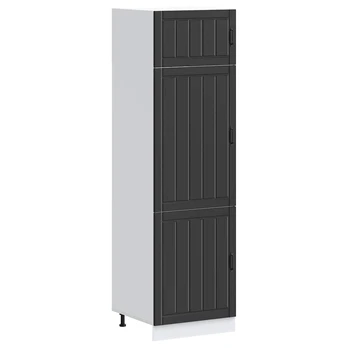 virtuvės spintelė Lucca Black Engineered Wood