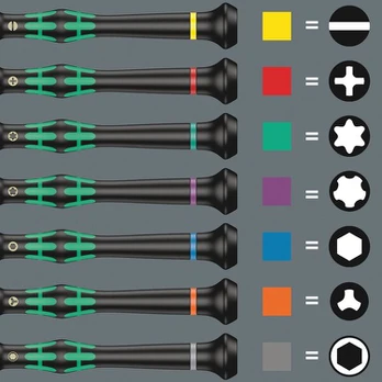 Wera kraftform Micro atsuktuvas 9715, 24 vnt.