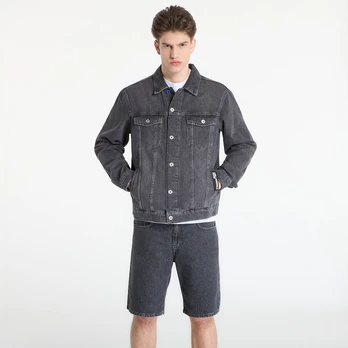 Karl Lagerfeld Jeans Regular Denim Jacket Washed Dark Grey - Dydis M (A3M14062D42 Striukės)