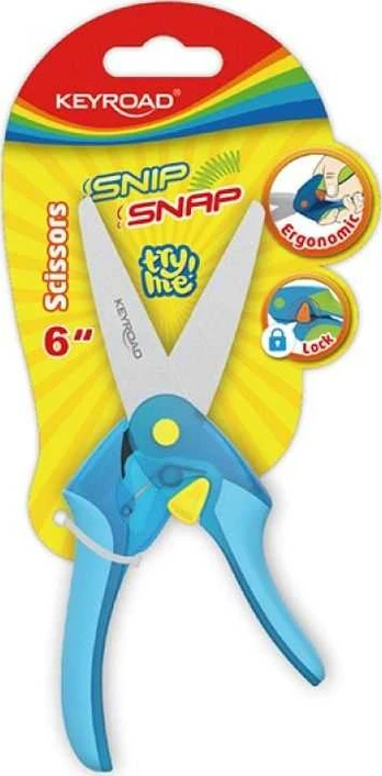 Vaikiškos žirklės Keyroad Easy-open 13cm