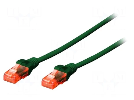 Patch cord | RJ45 plug,both sides | U/UTP | 5e | stranded | CCA | PVC
