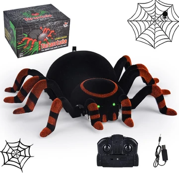 Spider voras su valdymo pultu, ropojantis per sieną