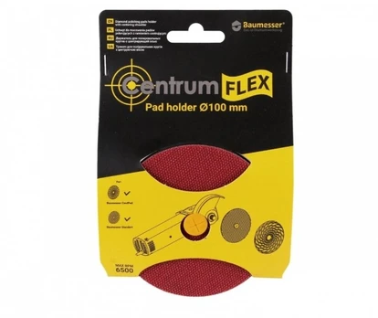 Baumesser Centrum Flex Šlifavimo padukų laikiklis/adapteris su centravimu 100xM14