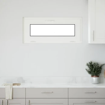 Požeminio lango RISOR 90 x 40 cm PVC ir stiklas Antracito
