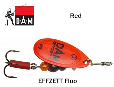 Sukriukė DAM effzett Fluo Red 4 g