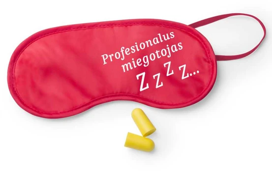 Miego kaukė "Profesionalus miegotojas"