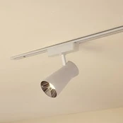 "Lindby" LED prožektorius 48 V "Lumaro", baltas, Ø7 cm, plastikinis,