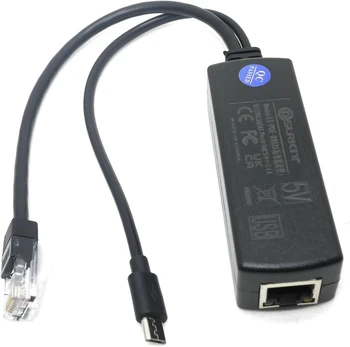 Poe Daliklis 48v į 5v Micro Usb 2.4a Raspberry Pi Maitinimui