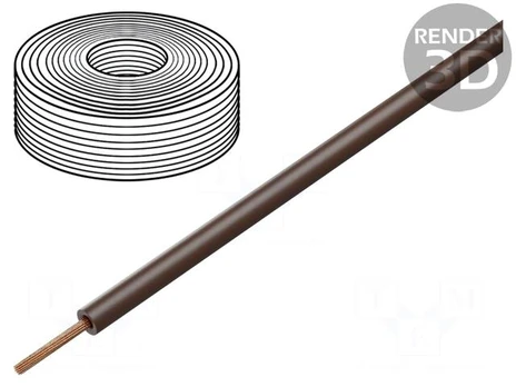Wire | H07Z-K | stranded | Cu | 4mm2 | LSZH | brown | 450V,750V | 100m