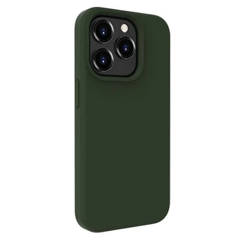 Evelatus iPhone 15 Pro Max Premium Soft Touch silikoninis dėklas Apple Dark Olive