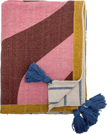 Bloomingville - Remy Throw - Multi - Recycled Cotton