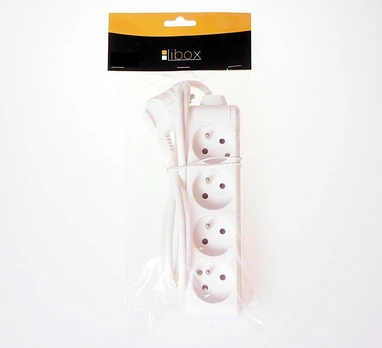 Libox 4 lizdai, balta, 5m (LB0082-5)