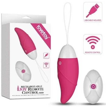 LOVETOY IJOY Wireless Remote Control Rechargeable Egg Rožinė