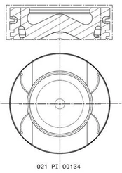 Stūmoklis MAHLE 021PI00134002