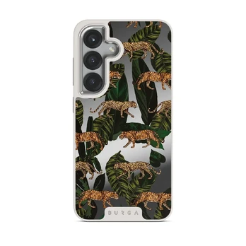 Morning Commute - Designer Samsung Galaxy S25 Plus Case, Elite Mirror Light (Magnetic) / Silver