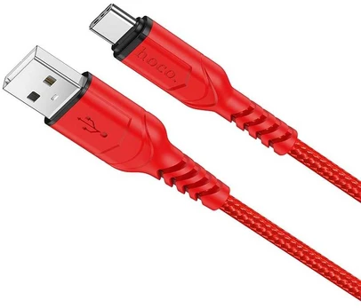 HOCO cable USB to Typ C 3A VICTORY X59 1 m red