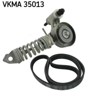 V formos rumbuotas diržas, komplektas SKF VKMA 35013