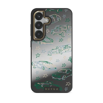 Big Dreams - Samsung Galaxy S25 Plus Case, Elite Mirror Dark (Magnetic) / Gold